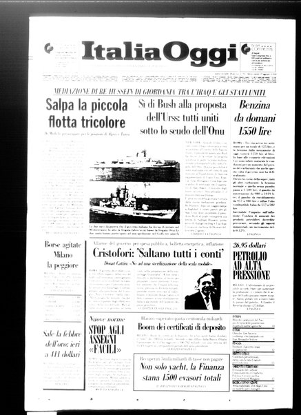 Italia oggi : quotidiano di economia finanza e politica